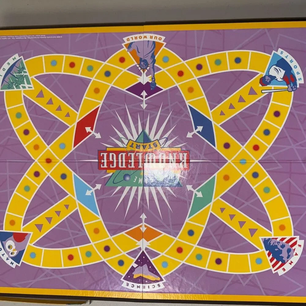 Game of Knowledge Educational Kids Board Game Family Night Trivia Toy Questions